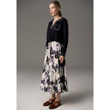 Load image into Gallery viewer, Bennet Lurex Polo Knit - Ink