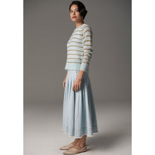 Load image into Gallery viewer, Maia Stripe Knit - Blue/Khaki