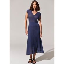 Load image into Gallery viewer, Paco Pointelle Dress - Blue