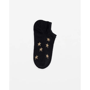 Socks Glitter Stars - Black