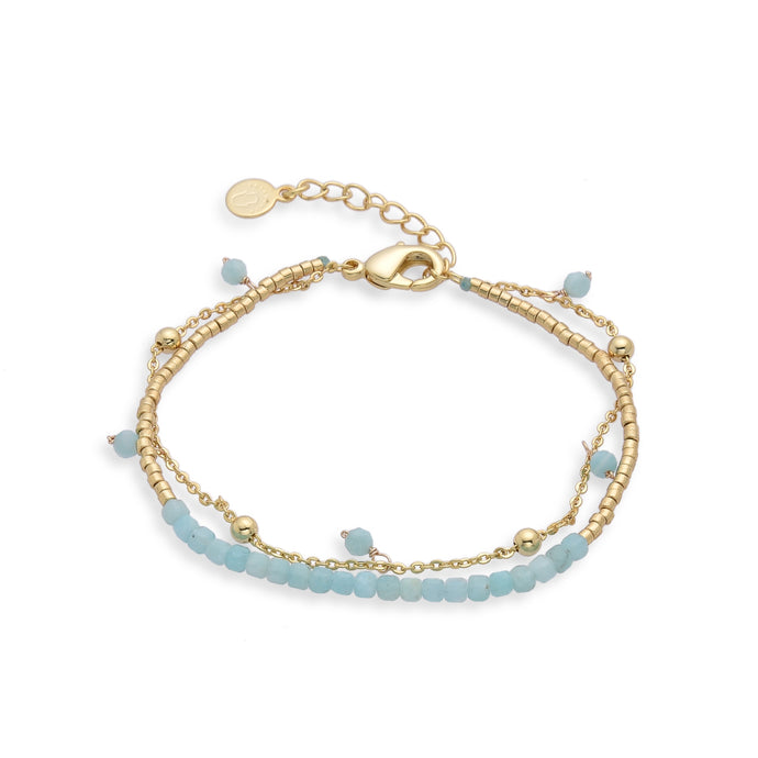 Chiara Double Strand Amazonite Bracelet