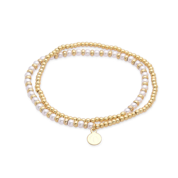 Gianna Wrap Bracelet - Pearl