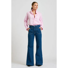Load image into Gallery viewer, Olivia Classic Cut Frill Shirt - Pink Oxford