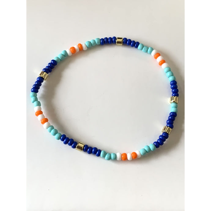 Blue Beaded Bracelet