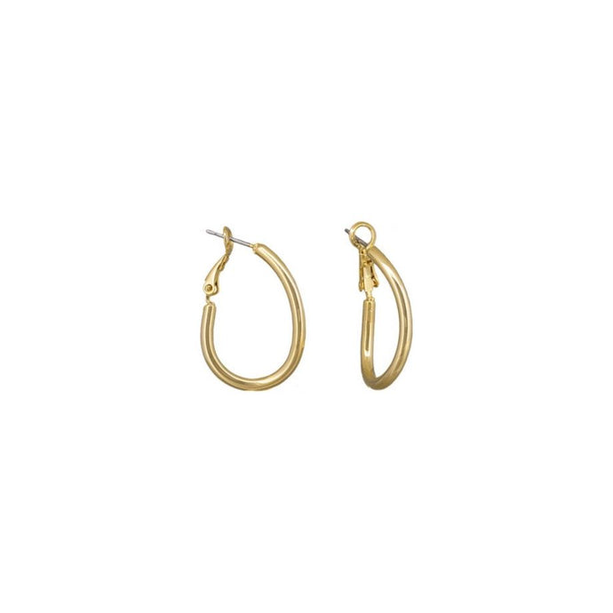 Gold Twist Hoops