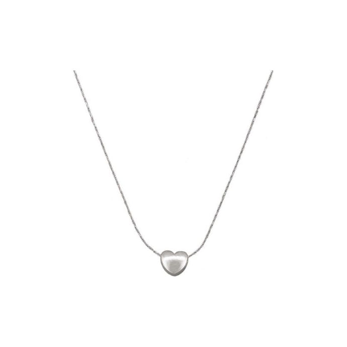 Silver Sweet Heart Necklace