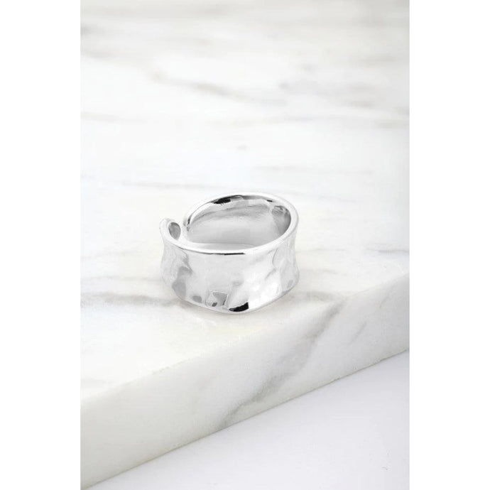 Bianca Adjustable Ring - Silver