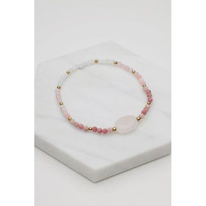 Pia Bracelet - Dusky Rose