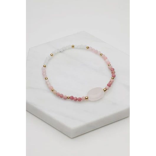 Pia Bracelet - Dusky Rose