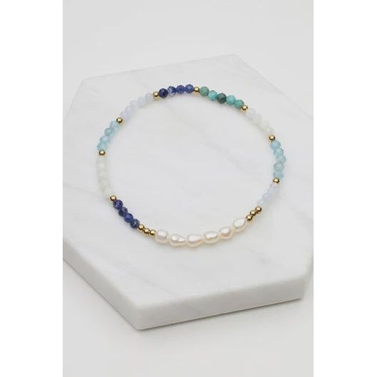 Tiana Bracelet - Teal/Navy