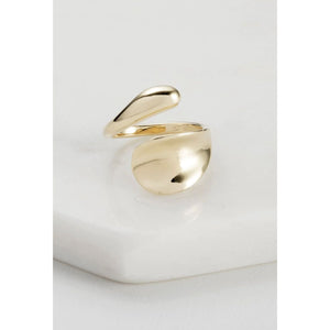 Twin Adjustable Ring - Gold