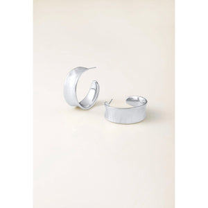 Bianca Mini Hoops - Silver