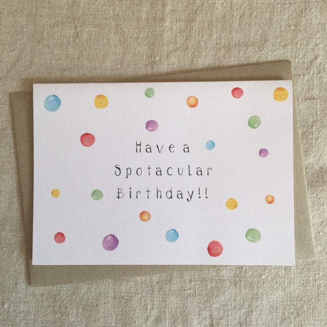 Spoctacular Birthday Card