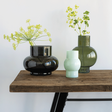 Load image into Gallery viewer, Tummy Vase, Duck Green