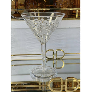 Acrylic Martini Glass Clear
