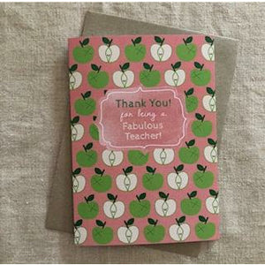 Fabulous Teacher Card