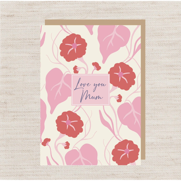 Mother's Day 'Love You Mum' Card