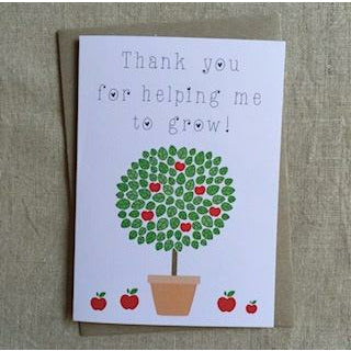 Teacher Tree Card