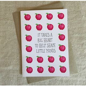 Teacher's Big Heart Card