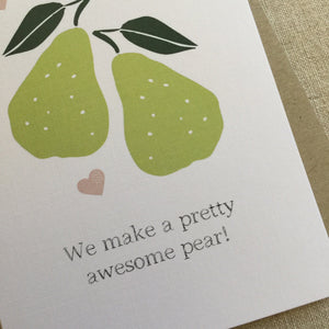 Awesome Pear Card