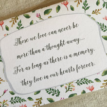 Load image into Gallery viewer, Sympathy Quote Card