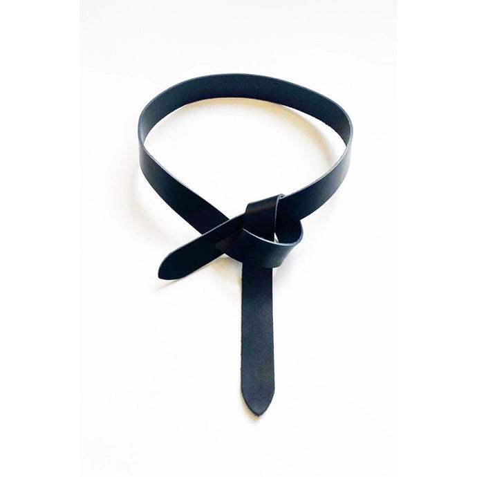 The Easy Leather Belt - Black
