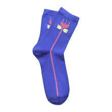 Load image into Gallery viewer, Maude Cotton Lapis Socks