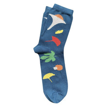 Load image into Gallery viewer, Medley Cotton Teal Socks