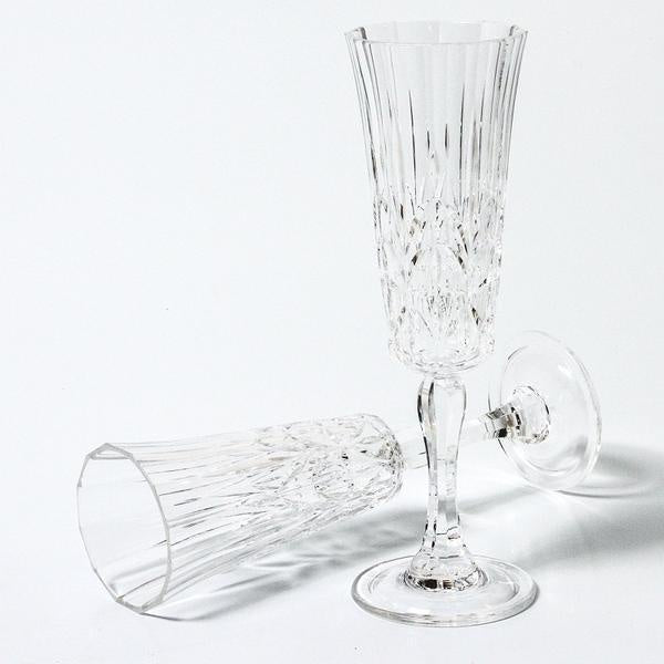 Acrylic Champagne Flute - Clear